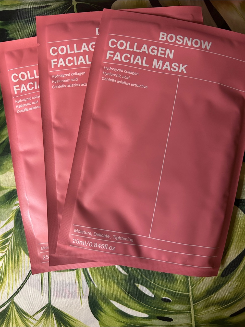 Collagen Facial Mask - Pink
